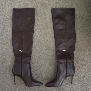 SCHUTZ Brown Over the Knee Boots